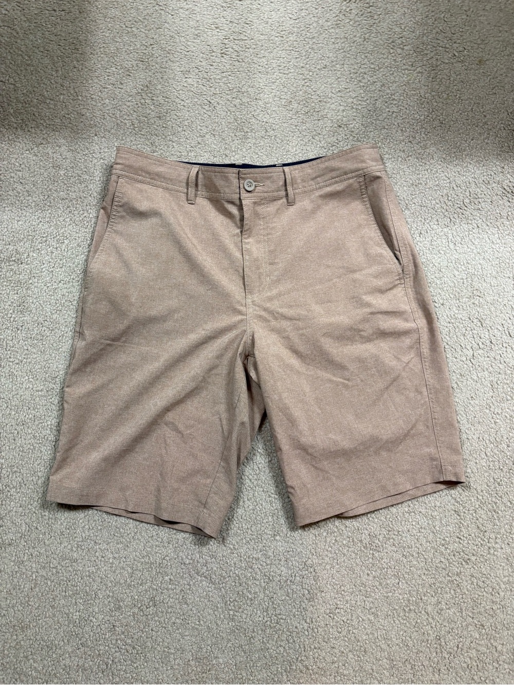 Goodfellow & Co Tan Flat Front Chino Shorts